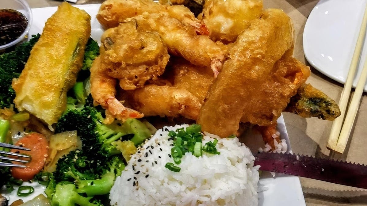 Seafood Tempura Dinner.