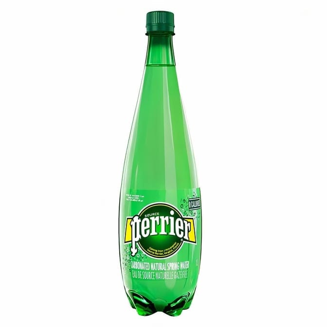 Perrier Sparkling Water.