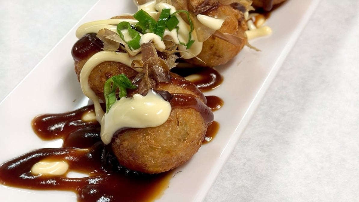 Takoyaki Octopus Balls.