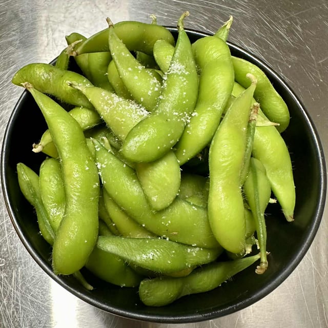 Steamed Edamame BOGO.