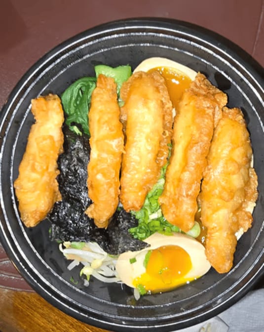 Tempura Chicken Ramen.