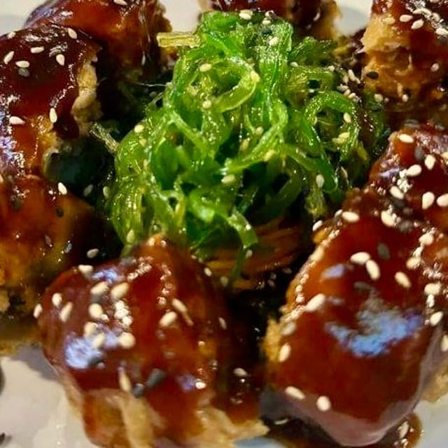 Stuffed Mushroom Caps.