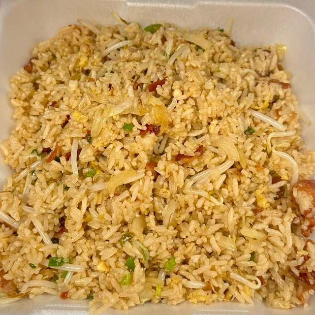 Bacon Fried Rice.